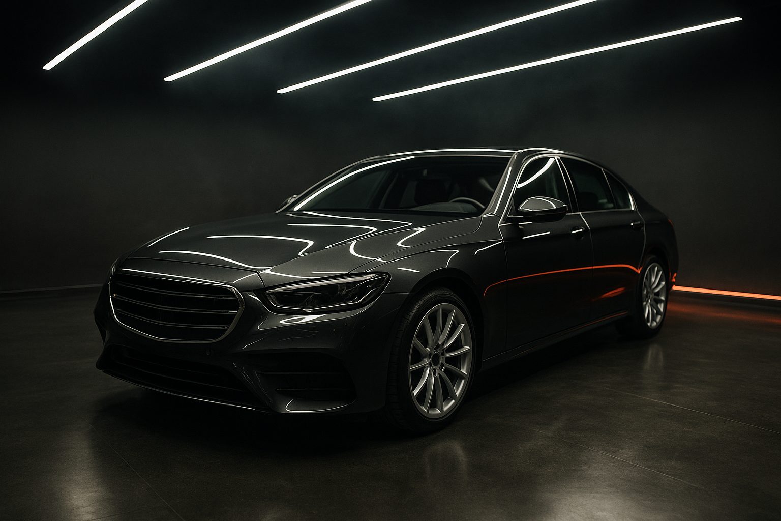 Detailing automobile a Bordeaux : carrosserie noire premium traitee en studio